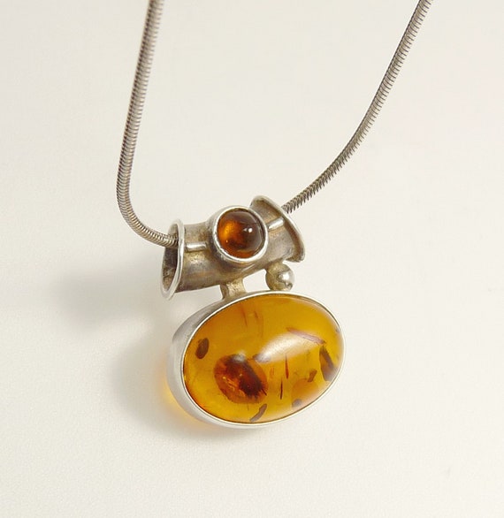 BALTIC AMBER STERLING SILVER 925 OVAL PENDANT NECKLACE SNAKE CHAIN JEWELLERY BALTIC AMBER STERLING SILVER 925 OVAL PENDANT NECKLACE SNAKE CHAIN JEWELLERY