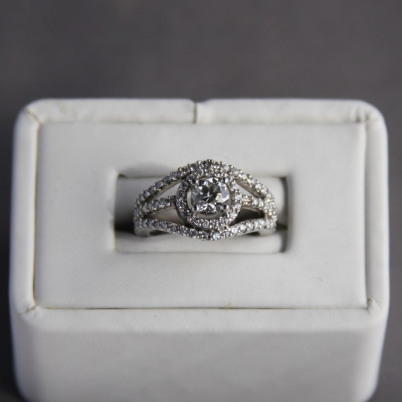 Vintage Diamond Ring, Vintage Diamond Wedding Rin… - image 10