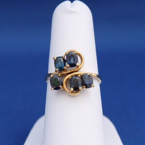 Vintage Sapphire 14k Yellow Gold Ring, Vintage Sapphire Ring, Vintage Ring, Blue Stone Ring, Vintage Sapphire Ring, Estate Sapphire Ring