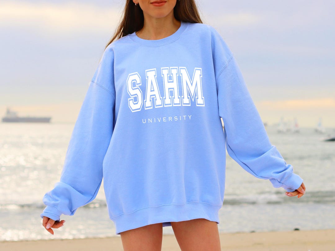 Stay at Home Mom Sweater, Preppy Trendy Mom Shirt, New Mom Push Present