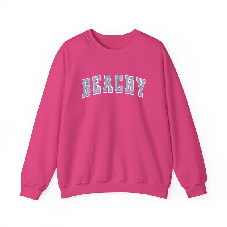 Maglione da vacanza da donna, felpa girocollo in stile preppy da spiaggia, abbigliamento casual da spiaggia per le donne per le vibrazioni estive, regalo minimalista alla moda immagine 9