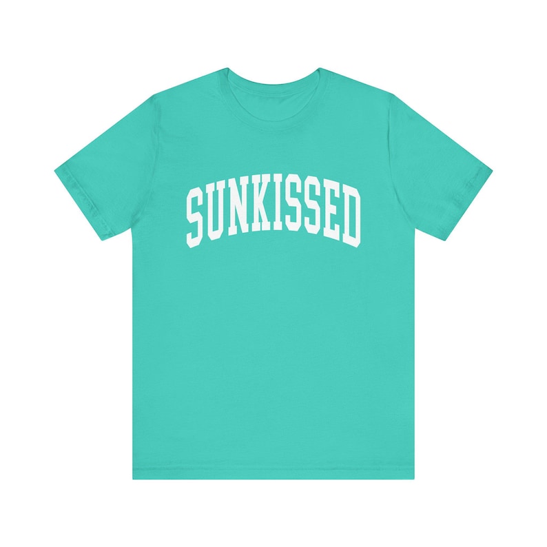 Sunkissed Ladies Vacation Tee, Koszulka Summer Vibes dla miłośników plaży, Luźny, obszerny damski T-shirt na prezent dla niej, Koszulka z grafiką Ocean Coastal zdjęcie 7