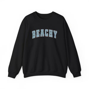 Maglione da vacanza da donna, felpa girocollo in stile preppy da spiaggia, abbigliamento casual da spiaggia per le donne per le vibrazioni estive, regalo minimalista alla moda immagine 3