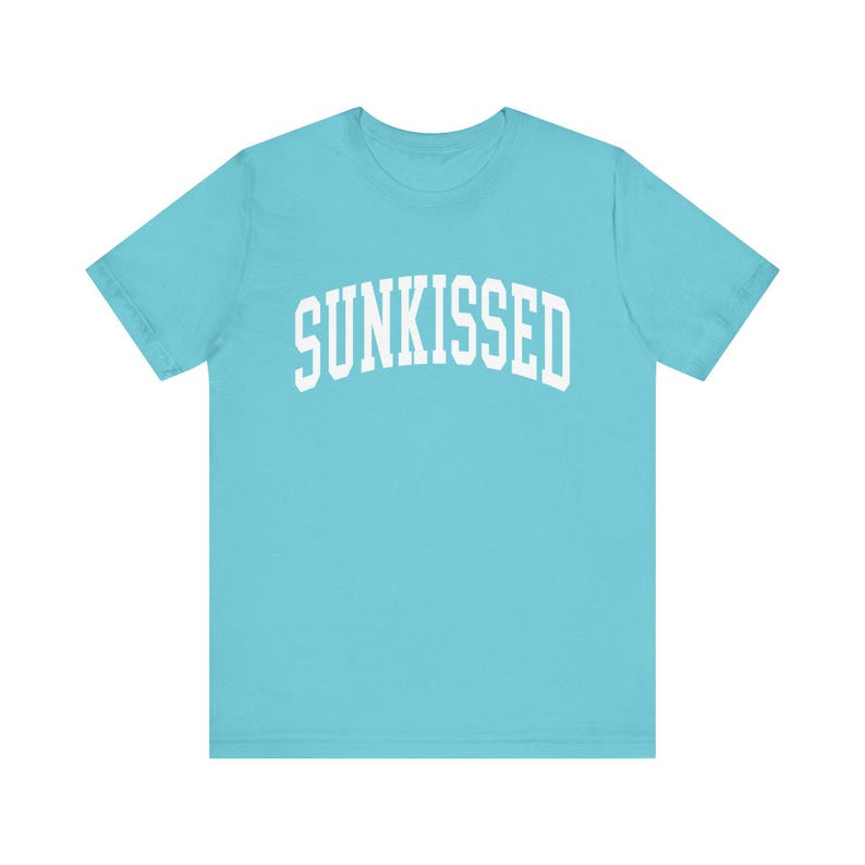 Sunkissed Ladies Vacation Tee, Koszulka Summer Vibes dla miłośników plaży, Luźny, obszerny damski T-shirt na prezent dla niej, Koszulka z grafiką Ocean Coastal zdjęcie 8
