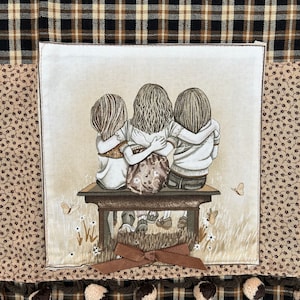 Sisters friends tea towel