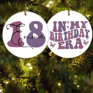Personalized Birthday Ornament: Custom In My Birthday Keepsake