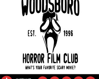 Woodsboro svg, Horror svg, Horror characters svg, Woodsboro High SVG, Scream Ghostface SVG, Scream Movies, Horror Movie Cut Files