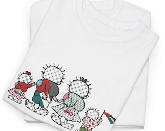 Handala Family T-Shirt - Palestinian Christmas Family Tee | Mother's Day Gift | Free Palestine | Matching Family | Family Gift