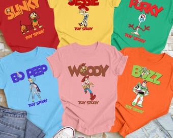 Toy Story Shirt, Disney Trip Matching Tees, Custom DTF Printing