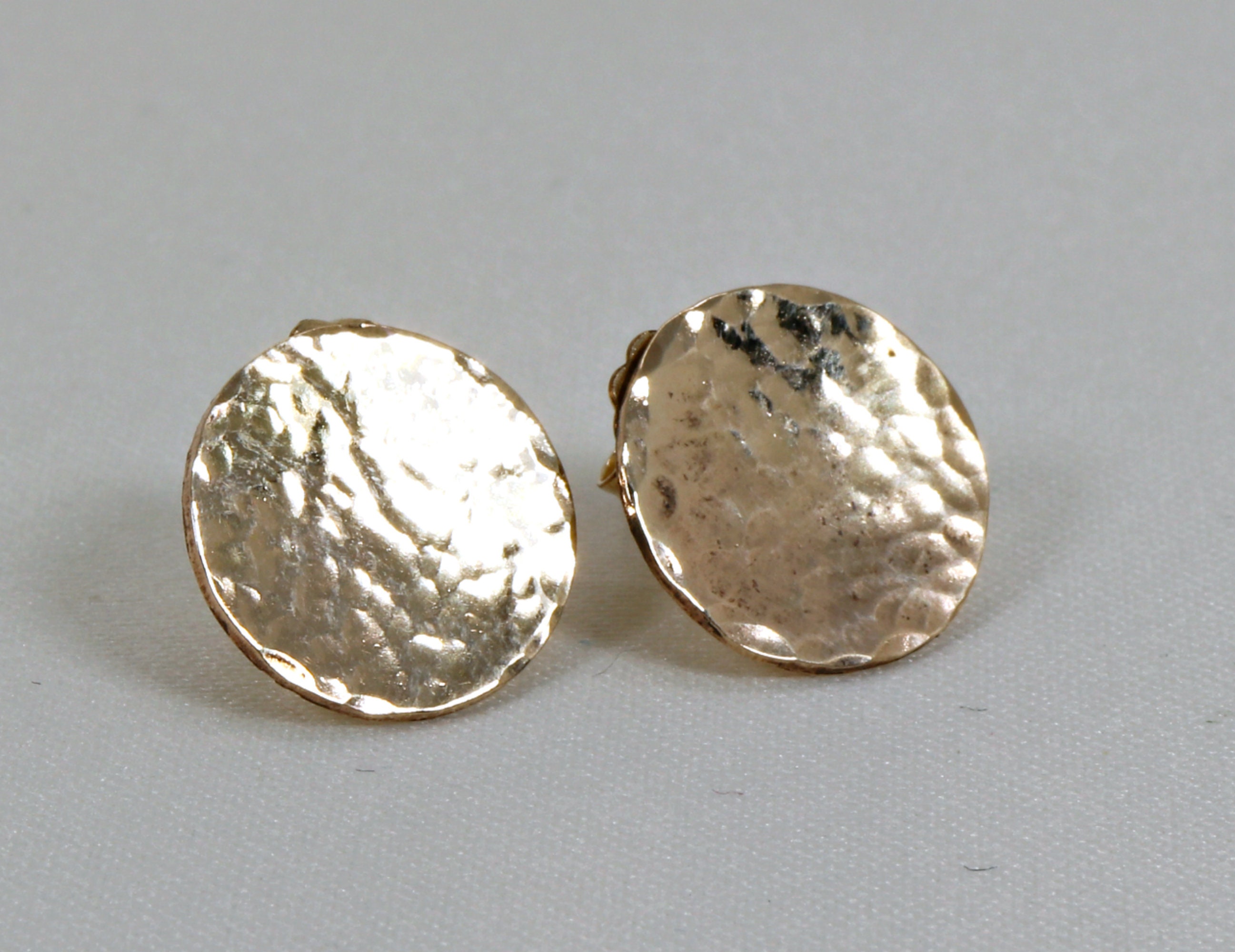 Karen Morrison Jewellery - 9ct Gold Disc Earrings