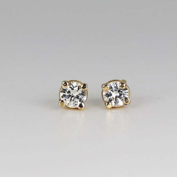 White gold white sapphire earrings new arrivals