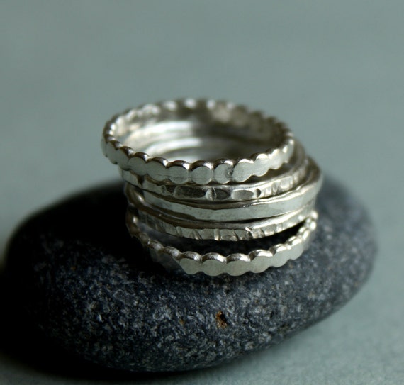 Sterling stackable rings discount