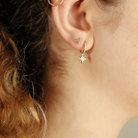 Pink tourmaline shop earrings