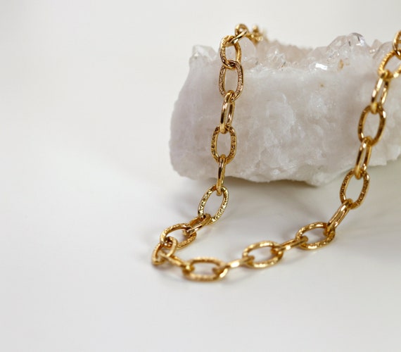 Gold Filled Chunky Necklace Chunky 