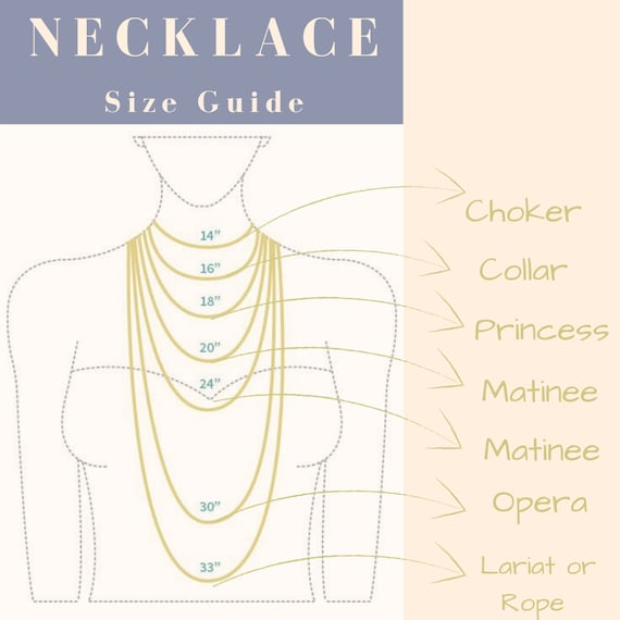 Size Chart 14 In Necklace Chain 14 Inch Womens Necklace Chain - Main Image
