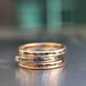 14k Solid Gold Wedding Band, Wide Band Gold Ring, Stacking Rings, Yellow Gold Wedding Band, Rose Gold Wedding Band, White Gold Wedding Band