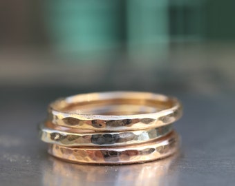 14k Solid Gold Wedding Band, Wide Band Gold Ring, Stacking Rings, Yellow Gold Wedding Band, Rose Gold Wedding Band, White Gold Wedding Band