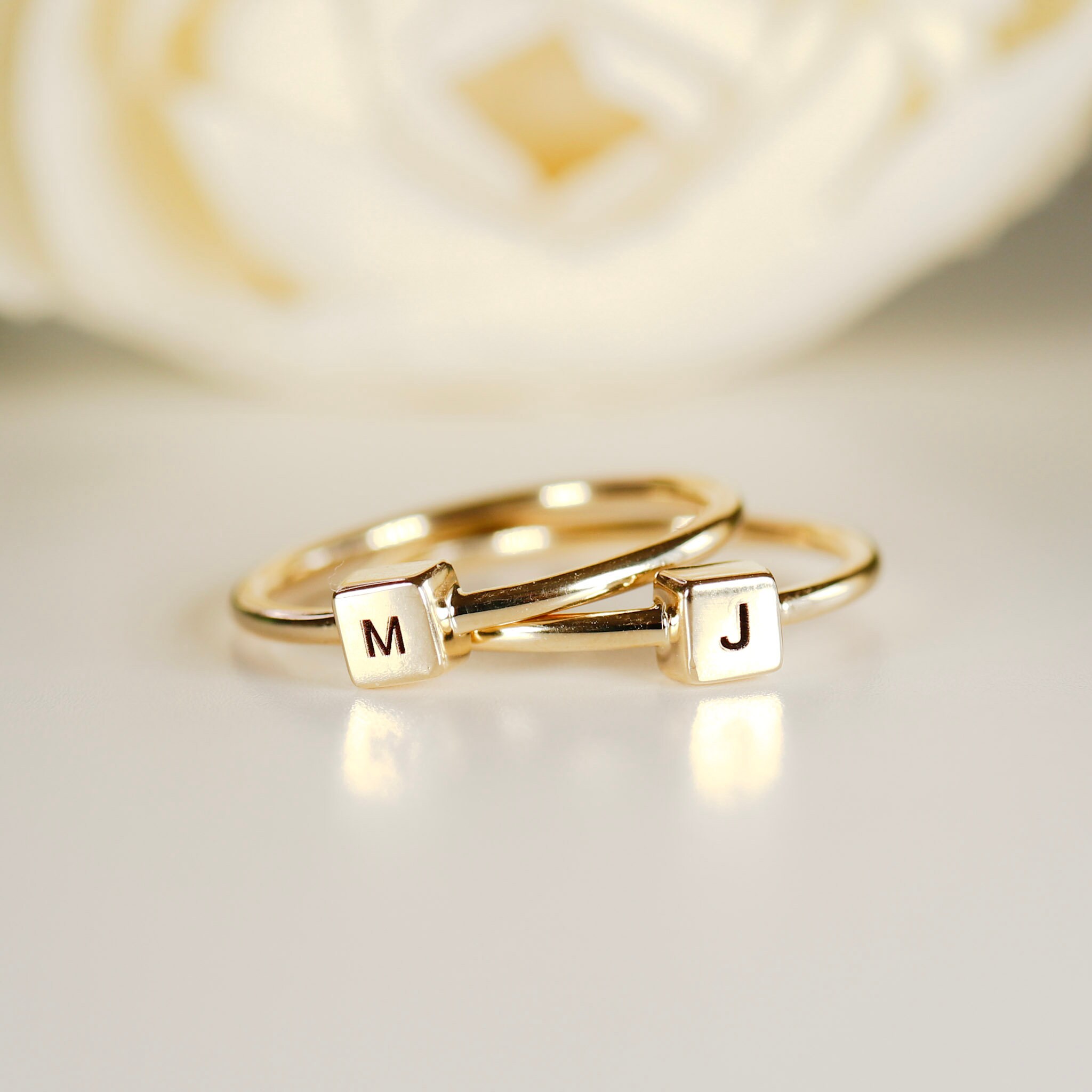 Initial Rings Disney Springs Personalized Initial Rings Monogram