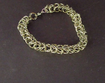 Nickel Box Weave Chainmaille Bracelet