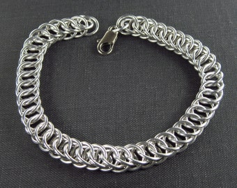 Aluminum Half Persian 4 in 1 Weave Chainmaille Bracelet