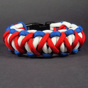 Rot, Weiß, Blau 4. Juli Paracord Armband