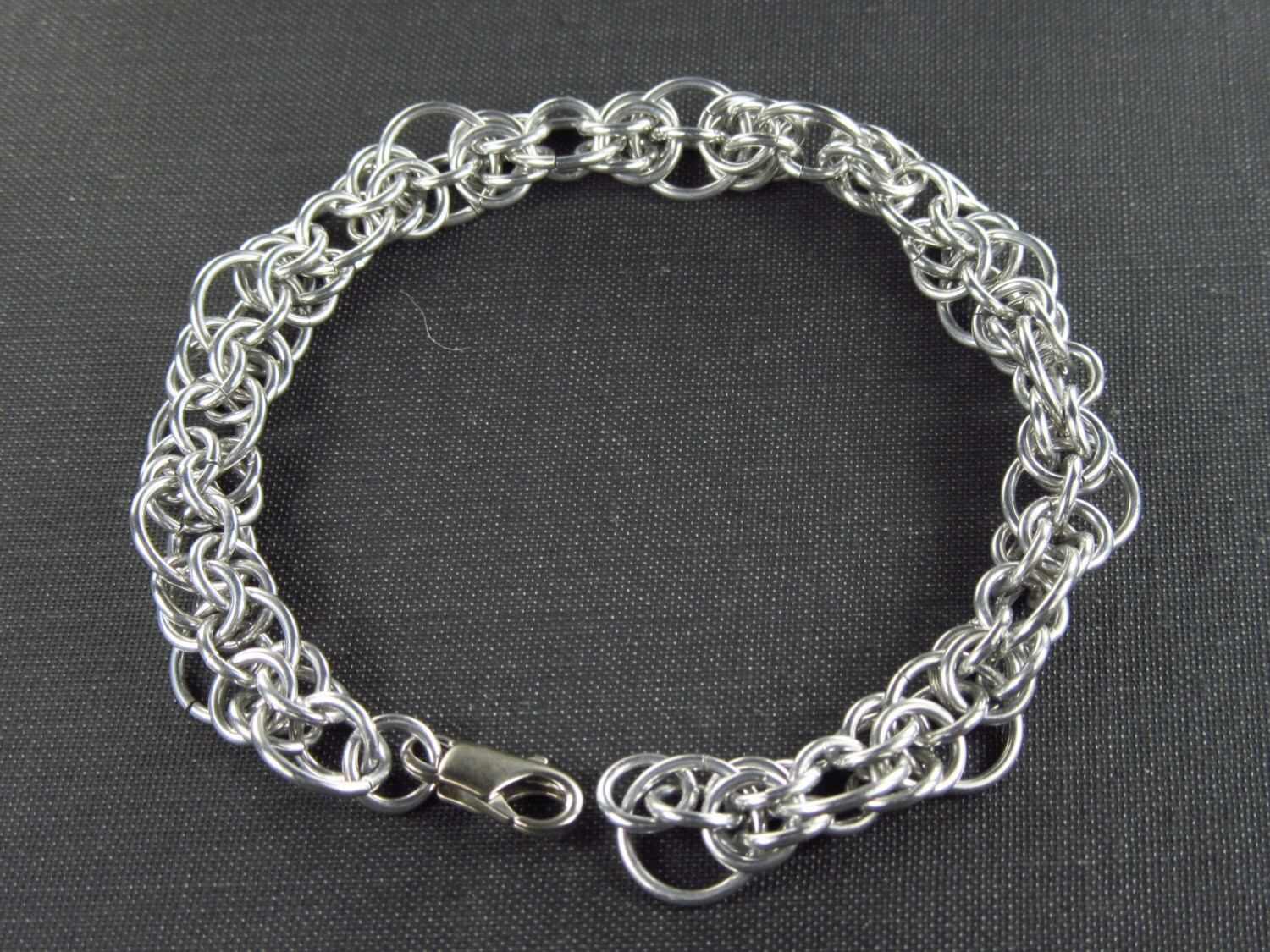 Aluminum Rings of Saturn Weave Chainmaille Bracelet - Etsy