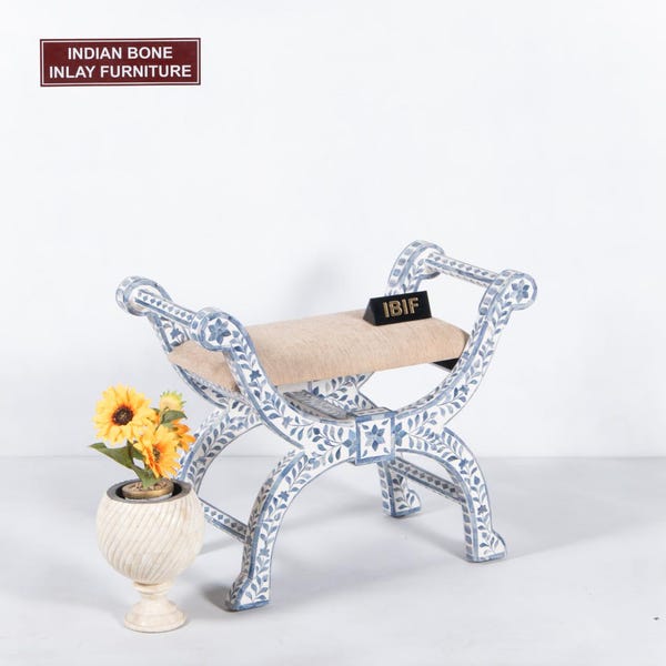 Bone Inlay Bench - Etsy