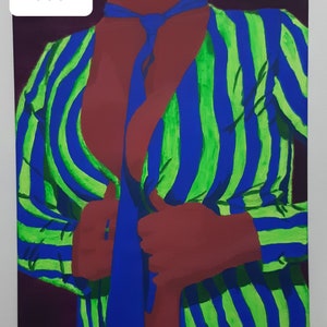 Grandes peintures acryliques sur toile anatomie du corps féminin avec demandes de personnalisation