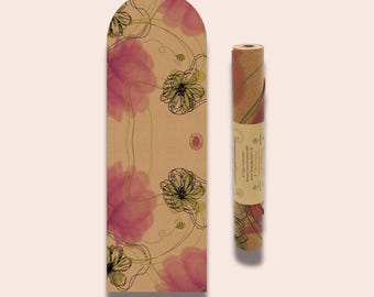 Eco-Friendly Cork Yoga Mat – Non-Slip Tree Rubber Base, 3mm