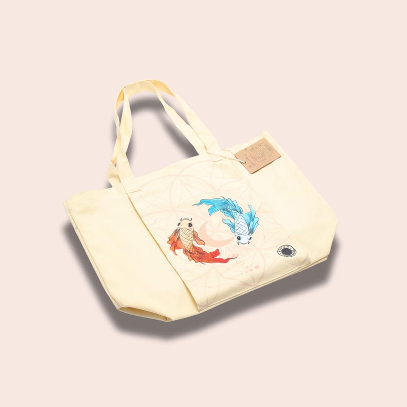 Bolsa de Yoga em Lona de Algodão Orgânico: Porta-Tapete de Yoga imagem 5
