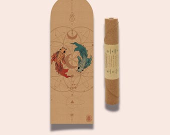 5mm Cork Yoga Mat: Eco-Friendly, Non-Slip Tree Rubber Base