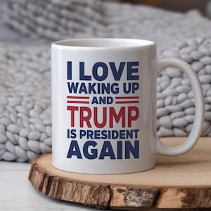 Funny Trump Mug Donald Trump 2024 Election Winner Humor 2024 MAGA Mug Gag Gift for Him Her Gag Gift for Dad Husband Donald Trump Coffee Cup