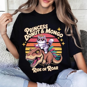 Princess Donut & Mongo Shirt, Dungeon Crawler Carl Inspired Shirt, Fantasy Book Lover
