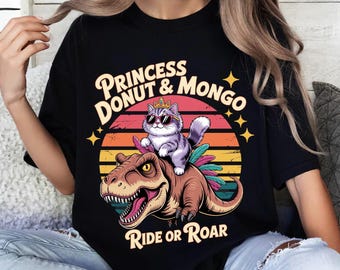 Princess Donut & Mongo Shirt, Dungeon Crawler Carl Inspired Shirt, Fantasy Book Lover