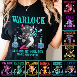 DnD Class Shirt, DM Shirt, D&D Clothing, D and D Character Class T Shirt, DnD Gift, DnD, RPG Shirt, Dice DnD Shirt, Rogue Shirt