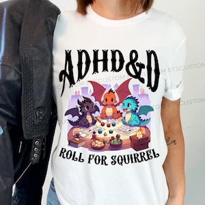 ADHD DnD Cat Shirt,Cat DnD Shirt, Mental Health DM Gift,TTRPG Hoodie,Role Play Tee,Funny Unisex Tee,Game Masters,Gamer D&D Sweatshirt