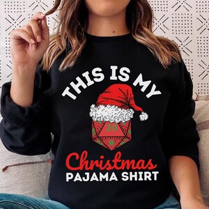 Das ist mein Weihnachts-Pyjama-Shirt | Geschenke für die Familie - Weihnachts-Shirt - Papa Weihnachtsgeschenke - Xmas T-Shirt - Urlaubsgeschenk - Pyjama-T-Shirt