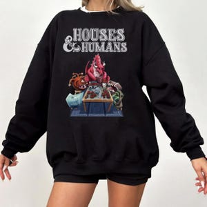 Dungeon Dragon 1974 Houses and Humans D&D Shirt, Dungeons and Dragons Gift Shirt for Men Women, Vintage Retro 90s Joke D and D T-shirt
