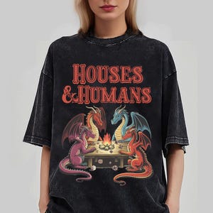 Houses and Humans RPG Shirt, DnD Class Shirt, D&D Clothing, D and D Character Class T Shirt, Rogue Shirt, DnD Gift