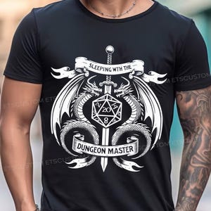 Sleeping With the DM, Dnd Shirt, Gift for DM, Cute D&D Shirt, Geek ...