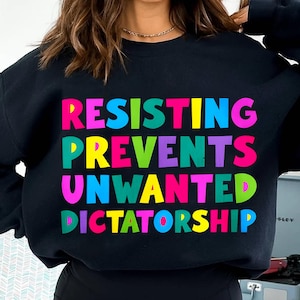 Abstimmung Shirt für Frauen, verhindern unerwünschte Präsidentschaften Tshirt Feministische Geschenk für sie, Vote Tshirt 2024 Wahl T-Shirt, Demokrat Vote Blue Tee
