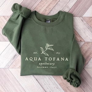 Vintage Aqua Tofana Apothecary Shirt, Poison The Patriarchy Shirt, Feminist Shirt, Women's Rights Shirt, Witchy Feminist Shirt