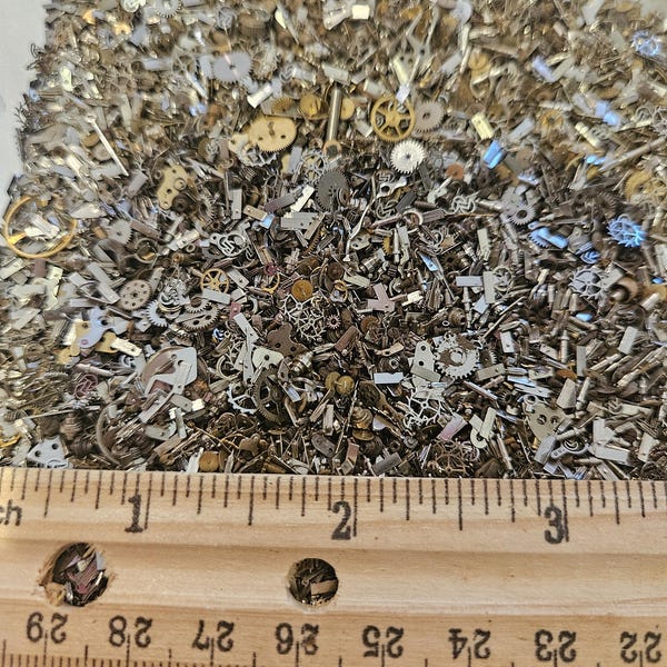 Tiny Watch Parts: Steampunk Jewelry, Resin Art - 1 Tablespoon