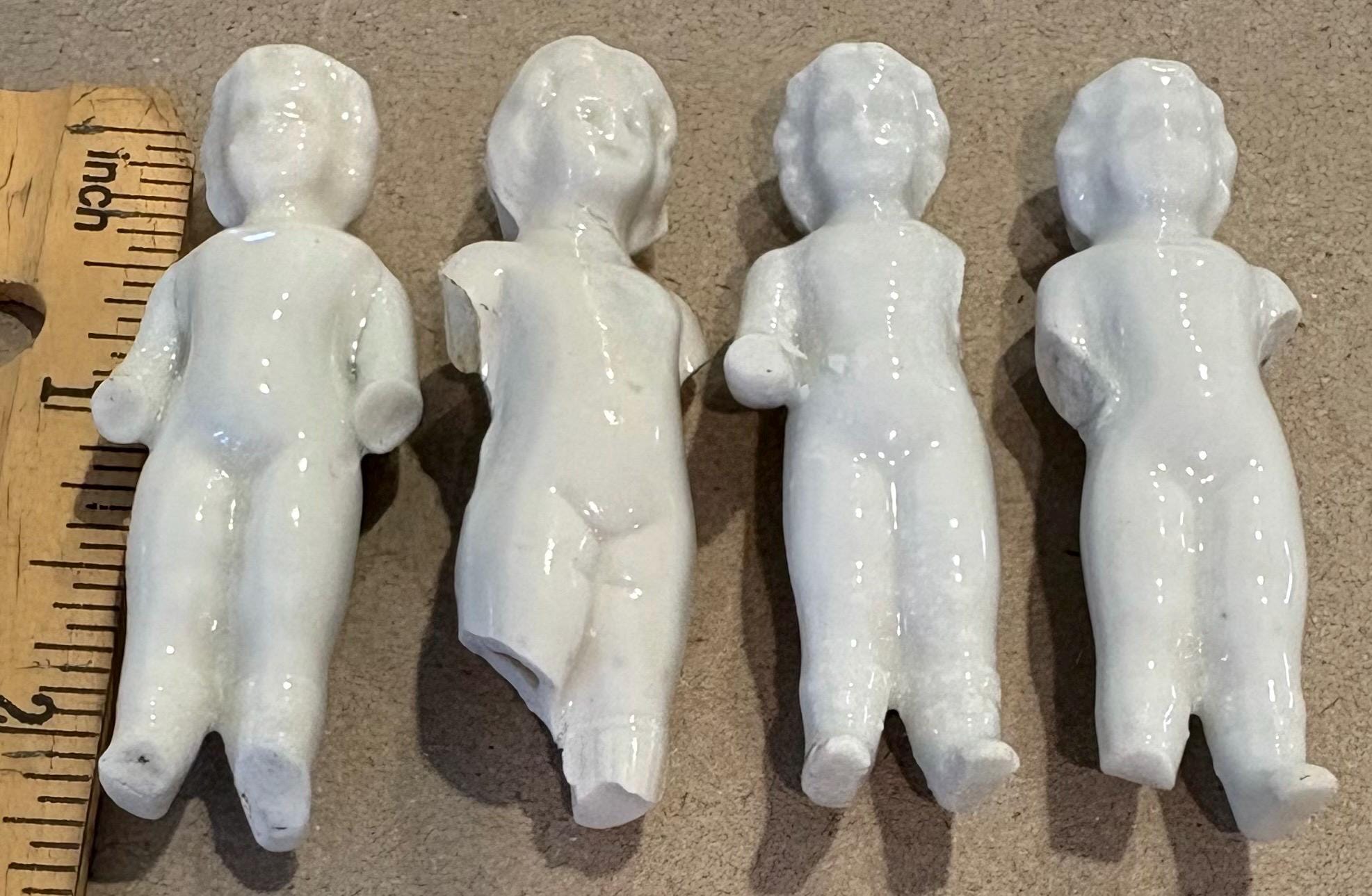 Vintage Bisque Dolls: Frozen Charlotte / Penny Style, 3 Inch