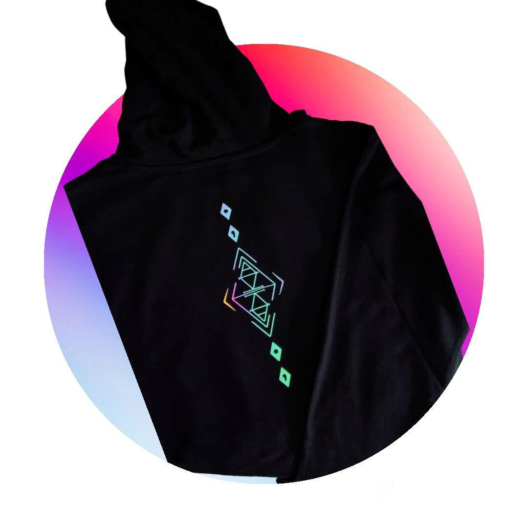 Abstract Holographic Women's Hoodie