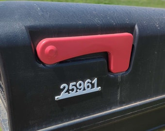 Letrero metálico personalizado con número de casa / Placa de dirección para buzón