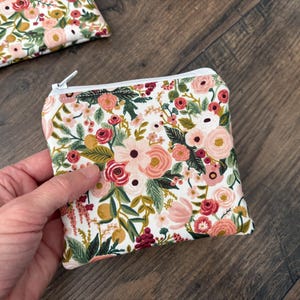 Rifle Paper Co. Garden Party Zipper Pouch – Handmade Coin Purse