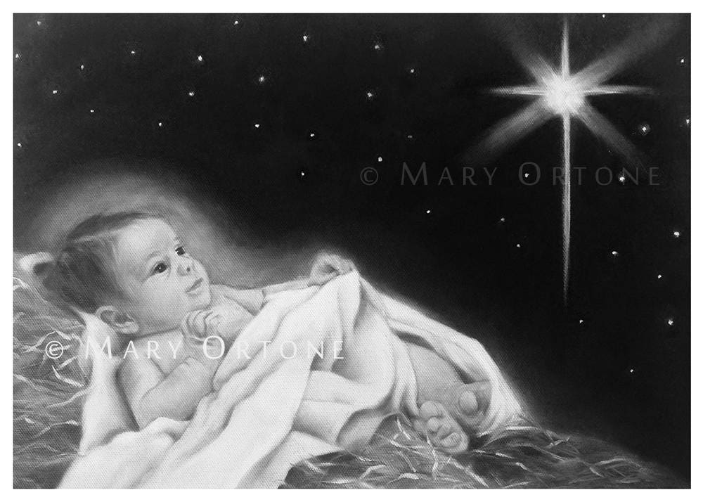 Baby Jesus Christmas Cards 