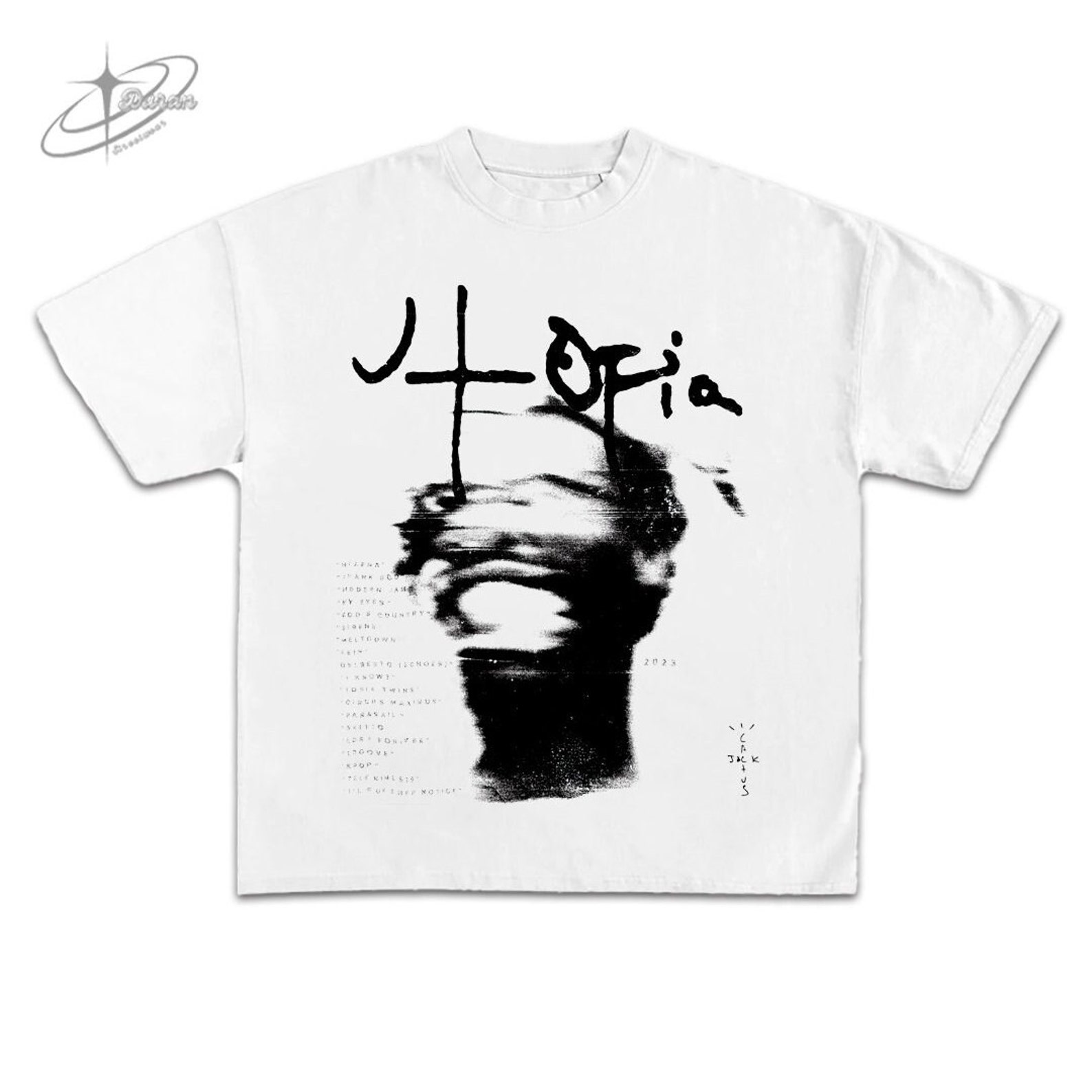 Travis Scott Utopia T-shirt Travis Scott Album Utopia Merch Concert Fan