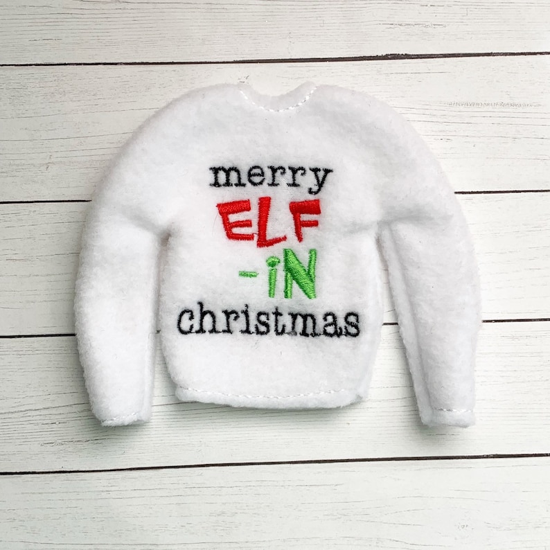 elf or fashion doll Merry elf-in Christmas Sweater